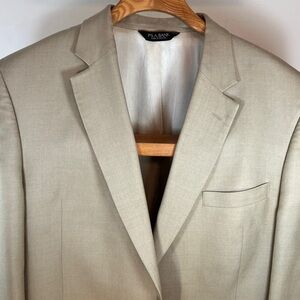 Jos. A. Bank Tan Men's Blazer in Lightweight Silk & Wool